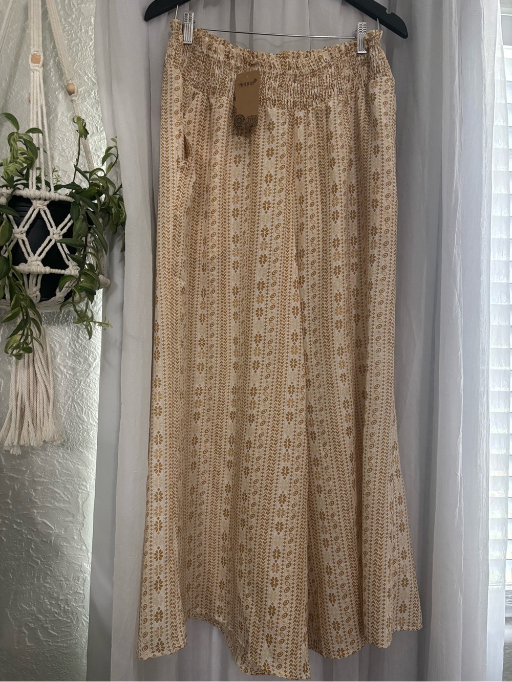 Rhea Boho Wide Leg Pant NWT